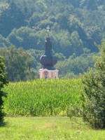 Haunkenzell Kirchturm bear